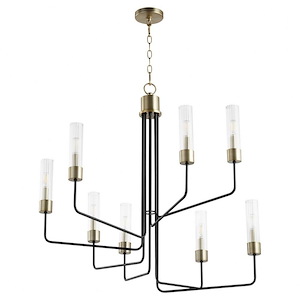 Helix - 8 Light Chandelier in style - 34.5 inches wide by 33.5 inches high