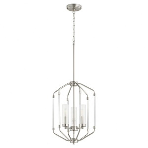 Citadel - 3 Light Entry Pendant in style - 14 inches wide by 20.5 inches high