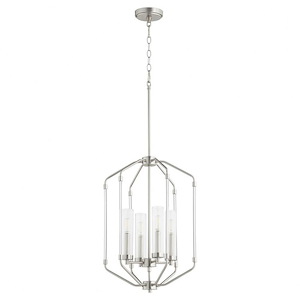 Citadel - 4 Light Entry Pendant in style - 16 inches wide by 23.5 inches high