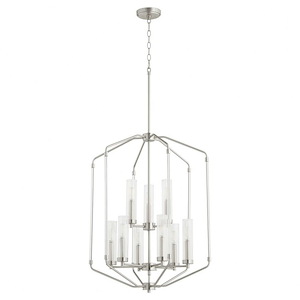 Citadel - 9 Light 2-Tier Entry Pendant in style - 23.75 inches wide by 31.5 inches high