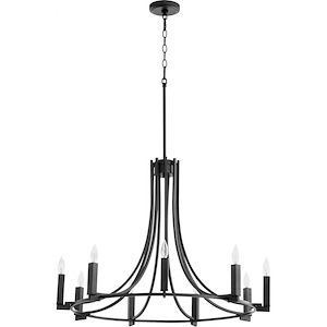 Olympus - 9 Light Chandelier In Soft Contemporary Style-23.5 Inches Tall and 31.5 Inches Wide - 1106173