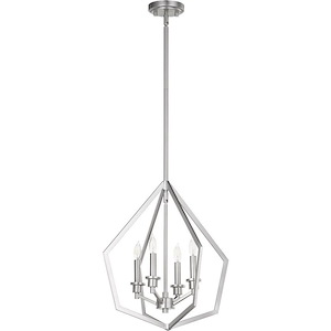 Knox - 4 Light Pendant in Quorum Home Collection style - 18 inches wide by 19 inches high - 906704
