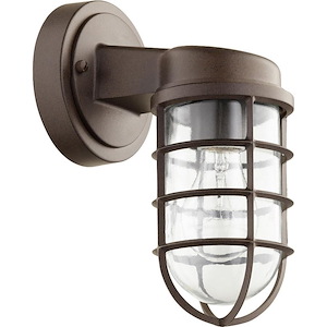 Belfour - 1 Light Outdoor Wall Lantern in Transitional style - 4.88 inches wide by 10 inches high