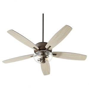 Breeze - 52 Inch 5 Blade Ceiling Fan with Bowl Light Kit - 616832