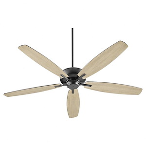 Breeze - Ceiling Fan in Quorum Home Collection style - 60 inches wide by 12.25 inches high