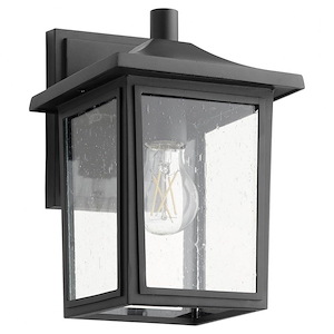 1 Light Outdoor Wall Lantern in Transitional style - 7 inches wide by 10.5 inches high