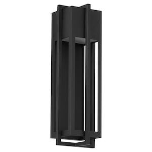 Al Fresco - 11W 1 LED Outdoor Wall Lantern-18.25 Inch Tall and 5.75 Inch Wide - 1377718