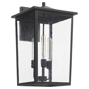 Riverside - 3 Light Outdoor Wall Lantern in Transitional style - 13 inches wide by 22 inches high - 1010202