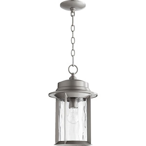 Charter - 1 Light Outdoor Hanging Lantern in style - 9.5 inches wide by 15.75 inches high