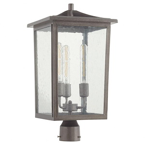 Riverside - 3 Light Outdoor Post Lantern in Transitional style - 11 inches wide by 21.5 inches high - 1010204