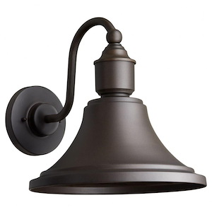 Industrial - 1 Light Outdoor Wall Lantern in Transitional style - 12.5 inches wide by 13.5 inches high
