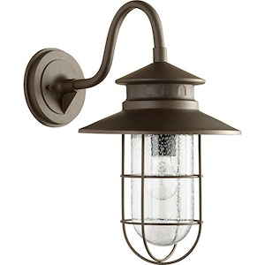 Moriarty - 1 Light Large Outdoor Wall Lantern in Transitional style - 11.25 inches wide by 18.75 inches high - 1338350