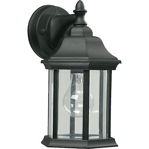 1 Light Outdoor Wall Lantern in style - 6.5 inches wide by 12 inches high