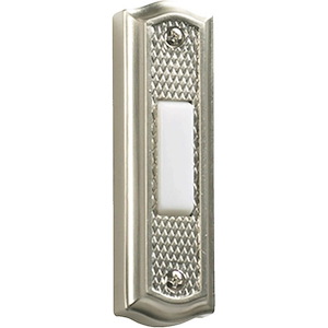 Accessory - Zinc Door Chime Button-3.5 Inches Tall and 1 Inches Wide