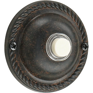 Accessory - Traditional Round Door Chime Button-2.5 Inches Wide