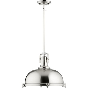 Hinge - 1 Light Pendant in Transitional style - 16.5 inches wide by 15 inches high