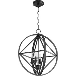Prolate - 4 Light Pendant in Transitional style - 17.5 inches wide by 20.25 inches high