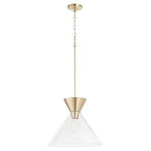 Beldar - 1 Light Pendant-14.25 Inches Tall and 17 Inches Wide - 1305855