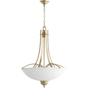 Aspen - 5 Light Pendant in Transitional style - 27 inches wide by 30 inches high