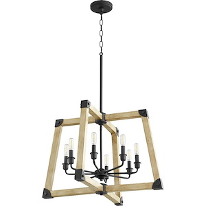 Alpine - 8 Light Pendant in Soft Contemporary style - 26 inches wide by 18.75 inches high