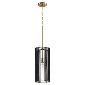 Finura - 1 Light Pendant in Soft Contemporary style - 8 inches wide by 18 inches high