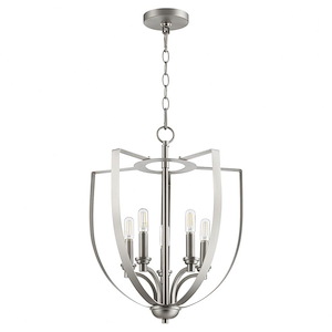 Dakota - 5 Light Chandelier in Soft Contemporary style - 16 inches wide by 20 inches high - 1049287