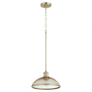 Omni - 1 Light Pendant in Transitional style - 12 inches wide by 7.25 inches high