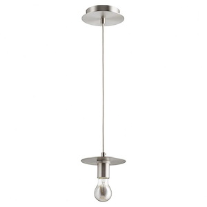 1 Light Mini Pendant in Contemporary style - 5.88 inches wide by 5.25 inches high