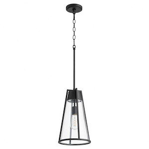 Pylon - 1 Light Pendant in Transitional style - 9 inches wide by 15.5 inches high