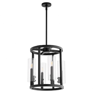Harbin - 4 Light Entry Foyer In Soft Contemporary Style-19.5 Inches Tall and 18.5 Inches Wide - 1106199