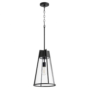 Pylon - 1 Light Pendant in Transitional style - 11 inches wide by 18.75 inches high