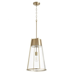 Pylon - 1 Light Pendant in Transitional style - 13 inches wide by 21.5 inches high - 1010199