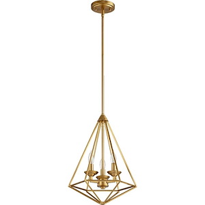 Bennett - 3 Light Pendant in style - 12.5 inches wide by 17.25 inches high