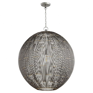 1 Light Pendant In Transitional Style-28 Inches Tall and 26.25 Inches Wide