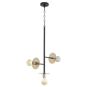 Voyager - 3 Light Pendant in style - 17 inches wide by 14.5 inches high