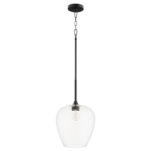 Veno - 1 Light Pendant In contemporary Style-19 Inches Tall and 11 Inches Wide - 1295114