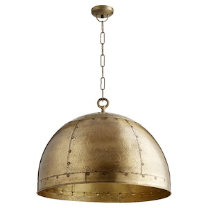 1 Light Pendant In Transitional Style-17.75 Inches Tall and 23.75 Inches Wide