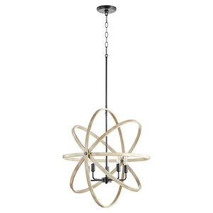 5 Light Sphere Chandelier in style - 25 inches wide by 25 inches high