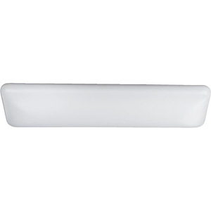4 Light Flush Mount in style - 17 inches wide by 4.5 inches high