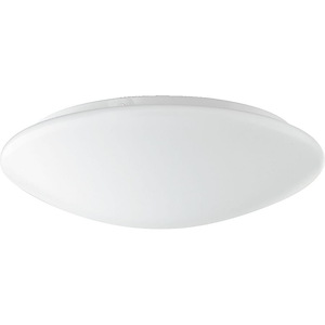 23W 1 LED Round Flush Mount in Transitional style - 16.25 inches wide by 4.25 inches high