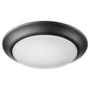 15W 1 LED Flush Mount in Quorum Home Collection style - 7.5 inches wide by 1 inches high