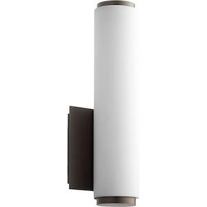 9W 1 LED Wall Mount in Transitional style - 5.13 inches wide by 12.5 inches high