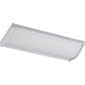 18W 2 LED Flush Mount in Transitional style - 9 inches wide by 3 inches high