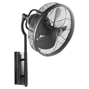 Veranda - 4 Blade Wall Fan-23.5 Inches Tall and 16 Inches Wide
