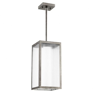 Maestro - 12W 3 LED Outdoor Pendant in Soft Contemporary style - 7.25 inches wide by 17.13 inches high - 1010194