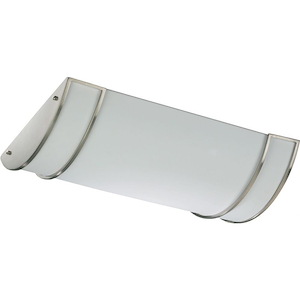 36W 4 LED Flush Mount in Transitional style - 16 inches wide by 4.5 inches high