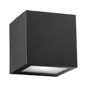 Ion - 6W 1 LED Outdoor Wall Lantern in Contemporary style - 5 inches wide by 5 inches high