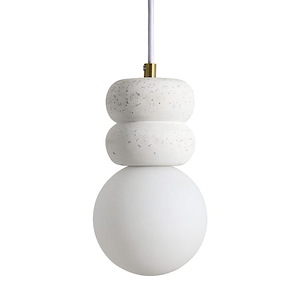 Candra - 3.5W 1 LED Pendant-8.75 Inches Tall and 4.75 Inches Wide
