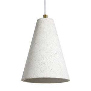 Paula - 1 Light Pendant-10 Inches Tall and 7 Inches Wide