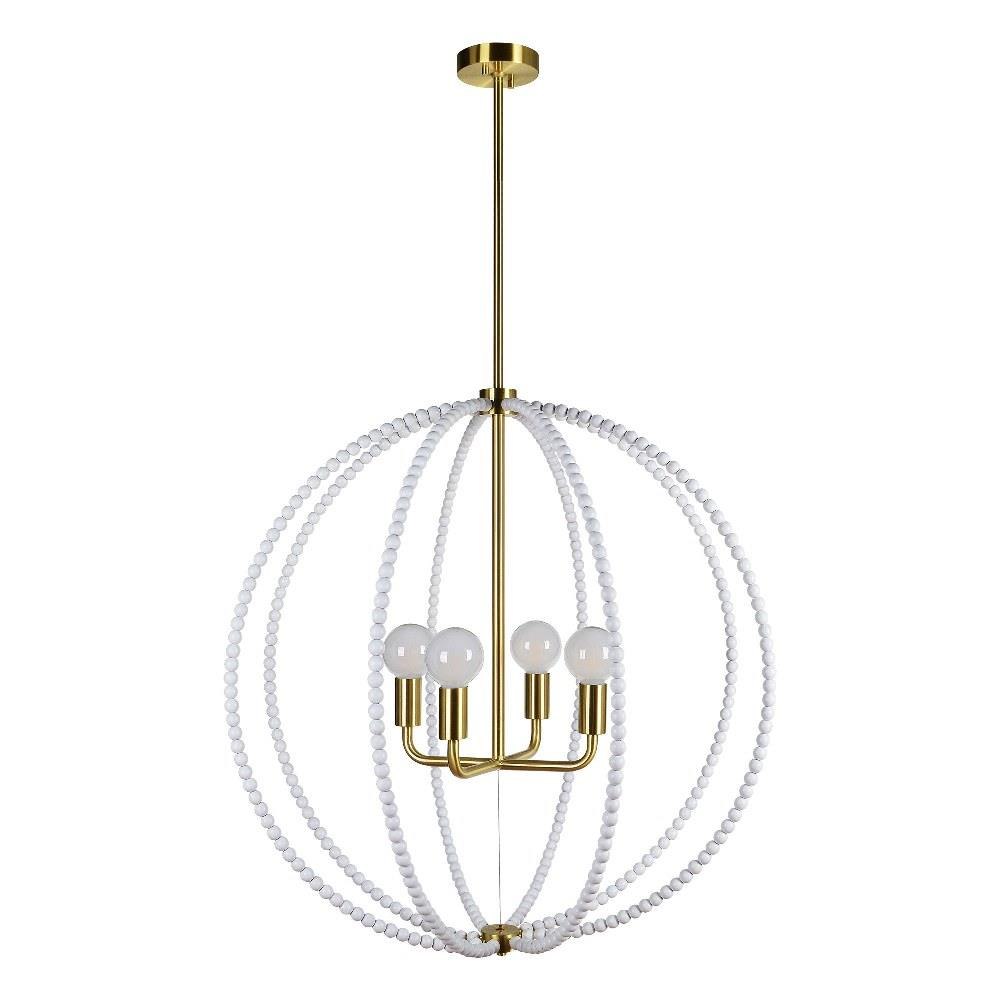 Renwil Inc - LPC4465 - Basil - 4 Light Pendant-32 Inches Tall and 31 ...